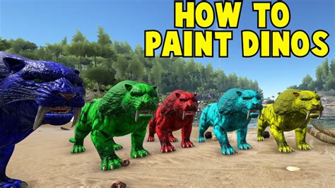 paint in ark|how to spawn paint ark.